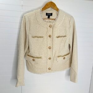 NEW Dennis by Dennis Basso Textured Jacket
